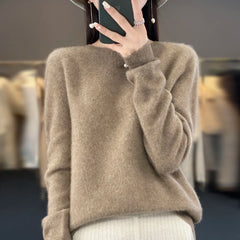 sweater in autumn fashion O-neck autumn warm pullover top