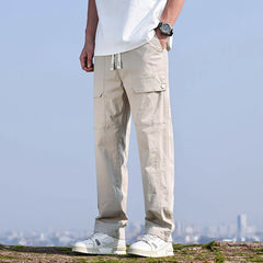 Summer Thin Breathable Men's Baggy Casual Pants