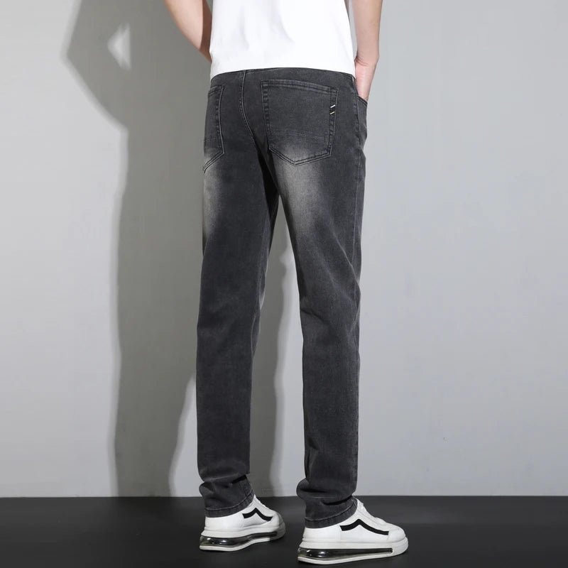 Fashion Men's Baggy Jeans Classic Retro Denim Pants