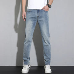 Fashion Men's Baggy Jeans Classic Retro Denim Pants