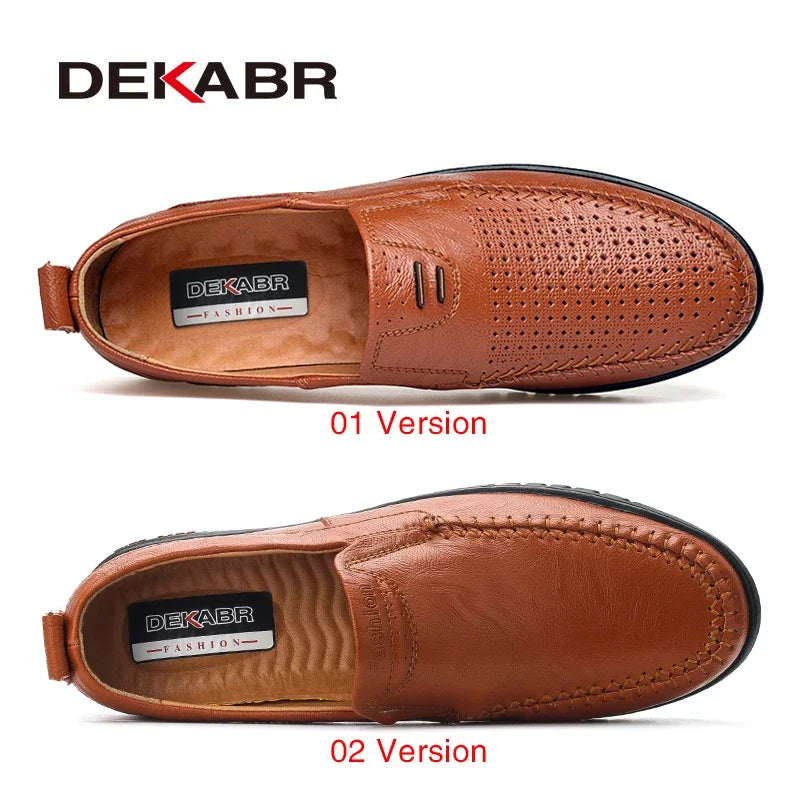 Summer Men Shoes Casual Loafers Moccasins Slip on Boat Shoes