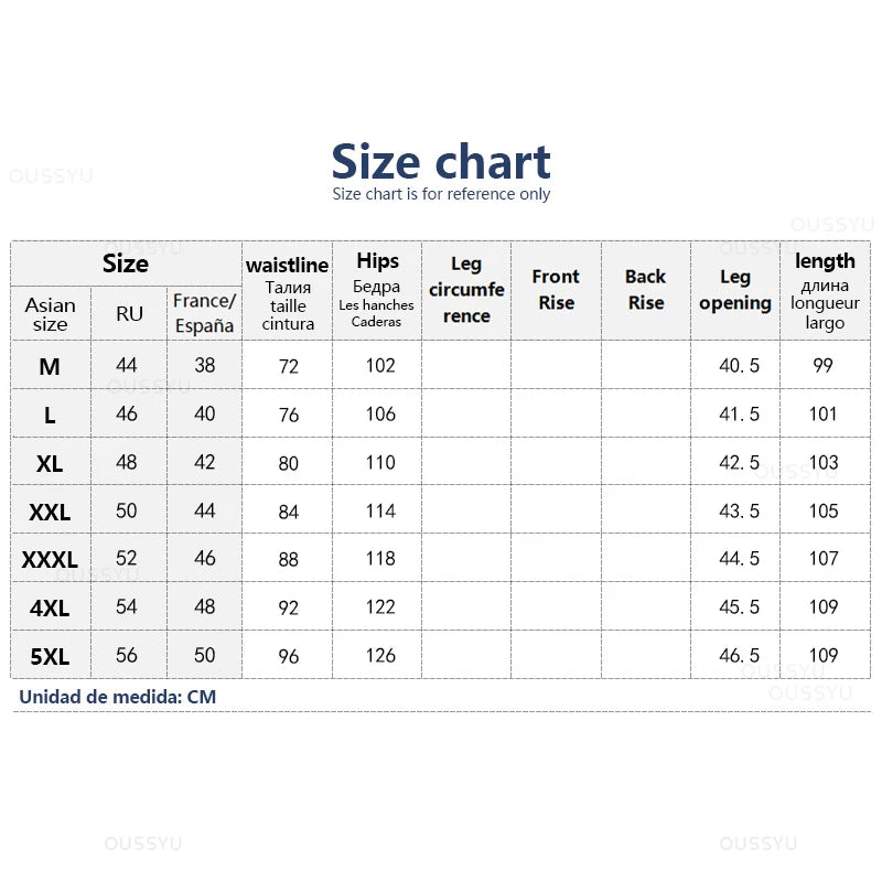 Elastic Waist Baggy Straight Thick Casual Wide Trousers Male Plus Size