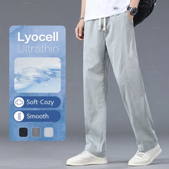 Summer Thin Soft Lyocell Fabric Men's Casual Pants