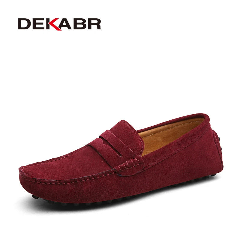 Large Size Men Loafers Soft Moccasins Flats Driving Shoes