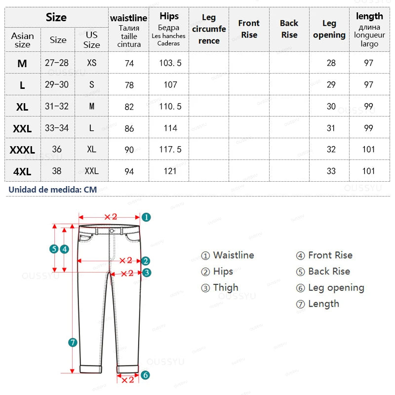 Corduroy Pants Men Elastic Waist Thick Outdoors Sports Jogging Business