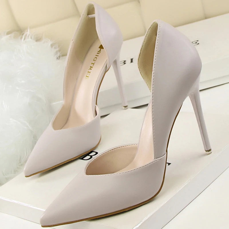 Women Pumps Fashion High Heels Shoes Stiletto