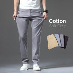 Men's Business Pants Cotton classic style Straight Casual Fashion