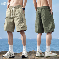 Shorts Pants Men Cargo Work Thin Baggy Streetwear Joggers