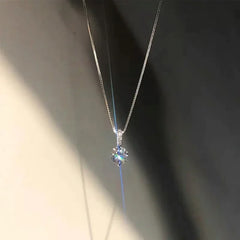 Fashion Round Zircon Necklace Minimalist Style Charm Choker Jewelry