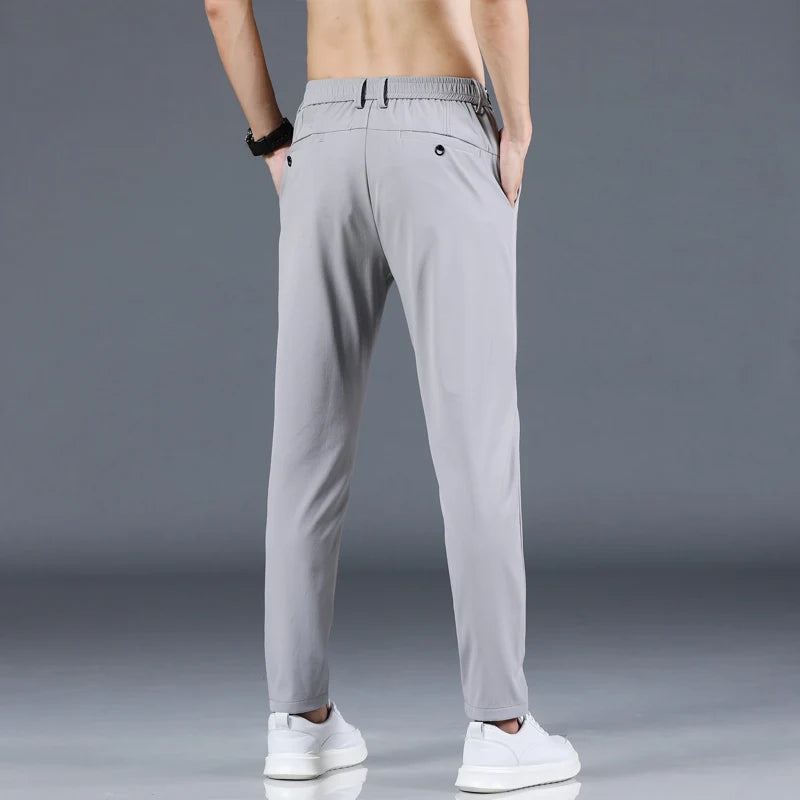 Summer Men's Casual Pants Men Trousers Male Pant Slim Fit