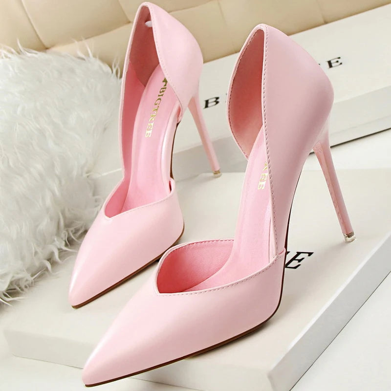 Women Pumps Fashion High Heels Shoes Stiletto