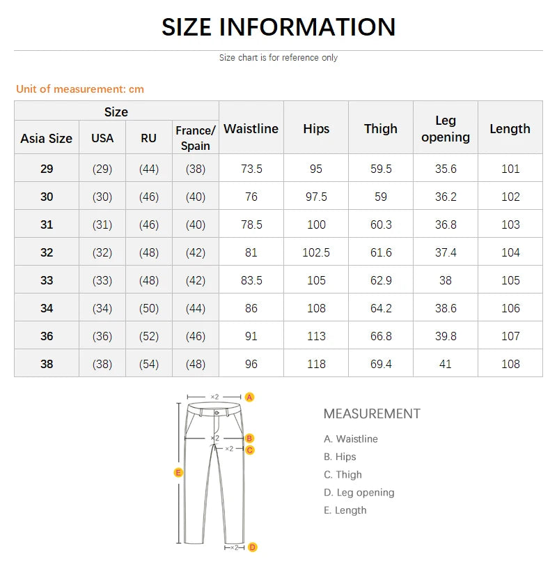 Men's Casual Pants Fashion Business Straight Trousers