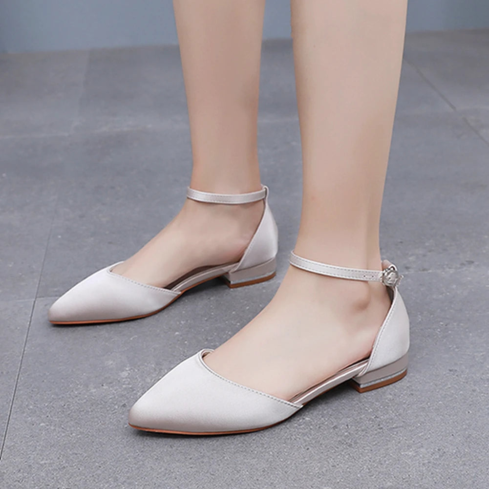 Women Sandals Shoes Female Flats Point Toe Summer Shoes Casual