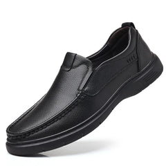 Mesh Breathable Dress Leather Men Shoes Summer Slip On Loafers