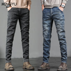 Men's Classic Fashion Jeans Casual Slim Skinny Vintage Streetwear