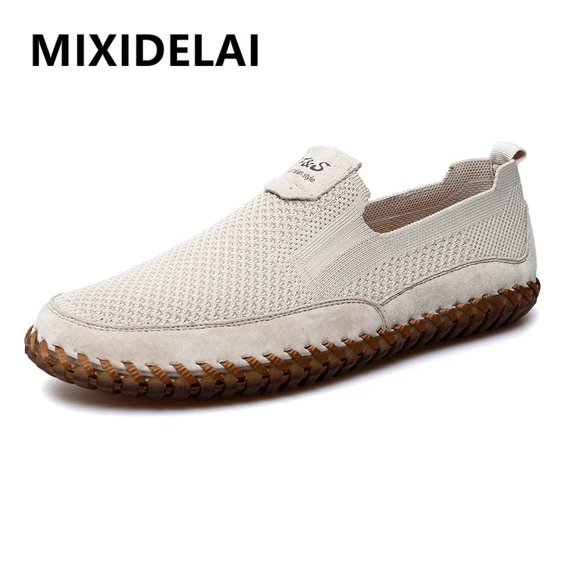 Summer Men's Casual Shoes Outdoor Breathable Mesh Walking Style