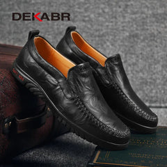 Casual Shoes Soft Men Loafers Breathable Slip On Driving Men Shoes Plus Size