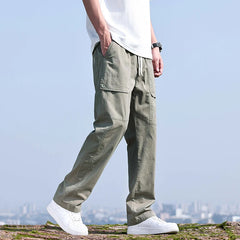 Summer Thin Breathable Men's Baggy Casual Pants