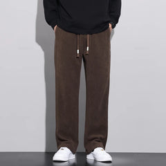 Brand Clothing Corduroy Pants Elastic Waist Sweatpants