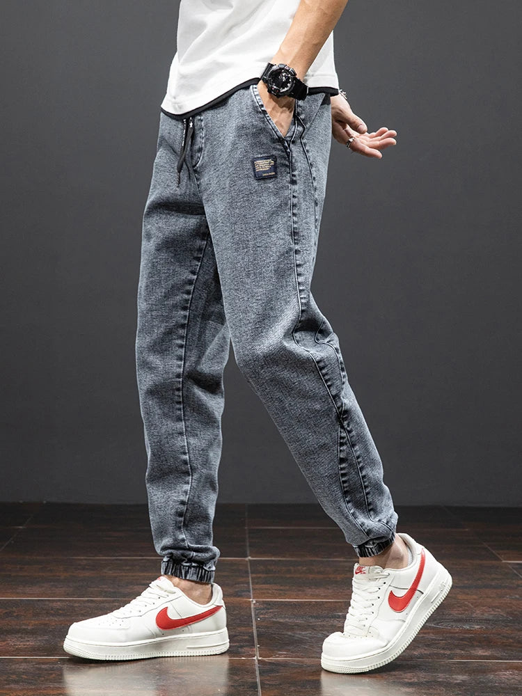 Cargo Jeans Men Streetwear Denim Jogger Pants