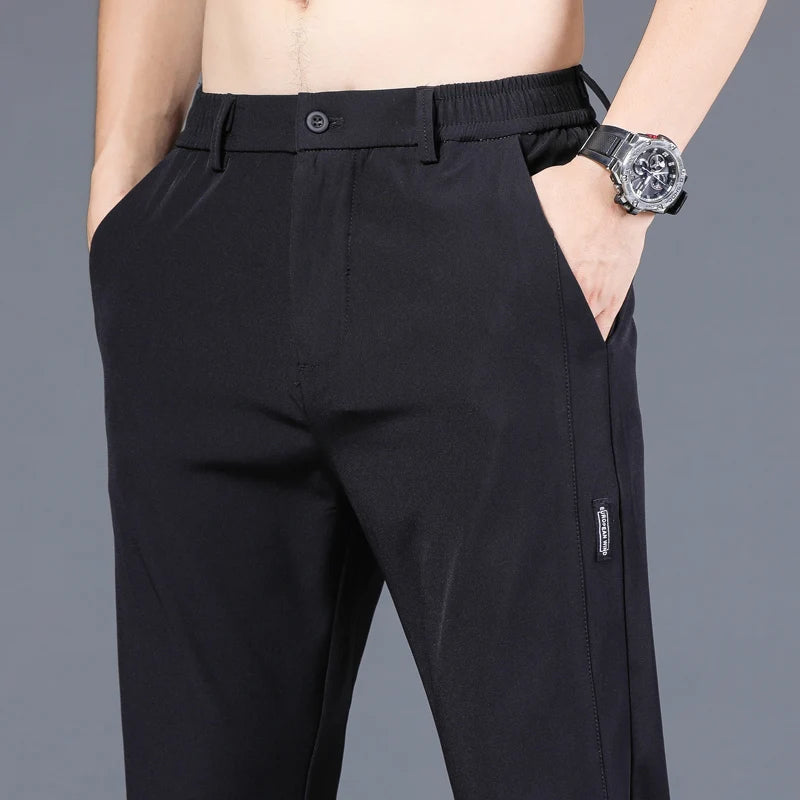 Summer Men's Casual Pants Men Trousers Male Pant Slim Fit