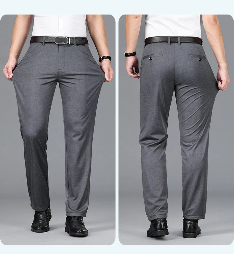 Casual Pants Classic Loose Straight Business Suit Trousers