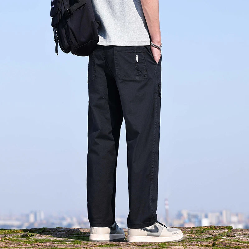 Summer Thin Breathable Men's Baggy Casual Pants