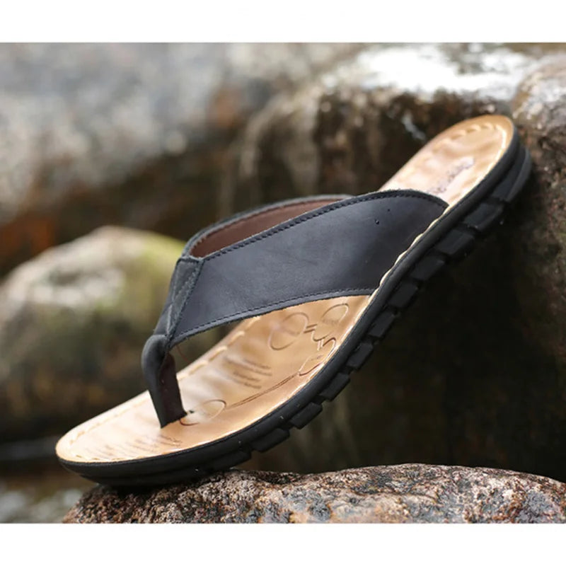 Summer Shoes Men Slippers Flat Mens Sandals