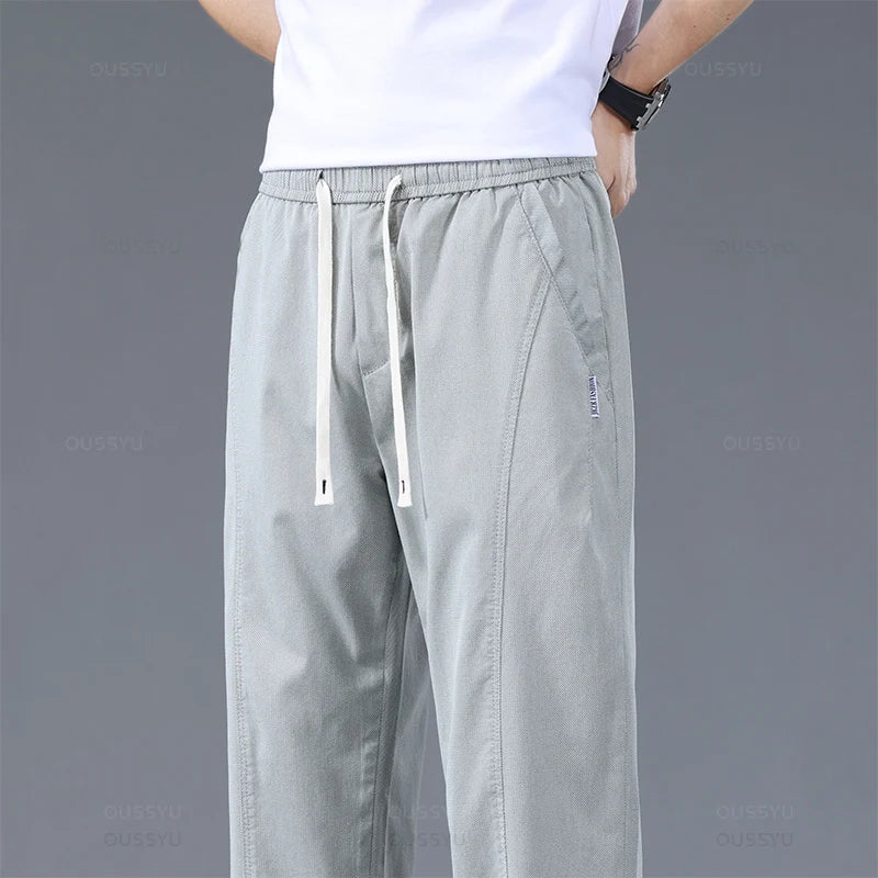 Summer Thin Soft Lyocell Fabric Men's Casual Pants