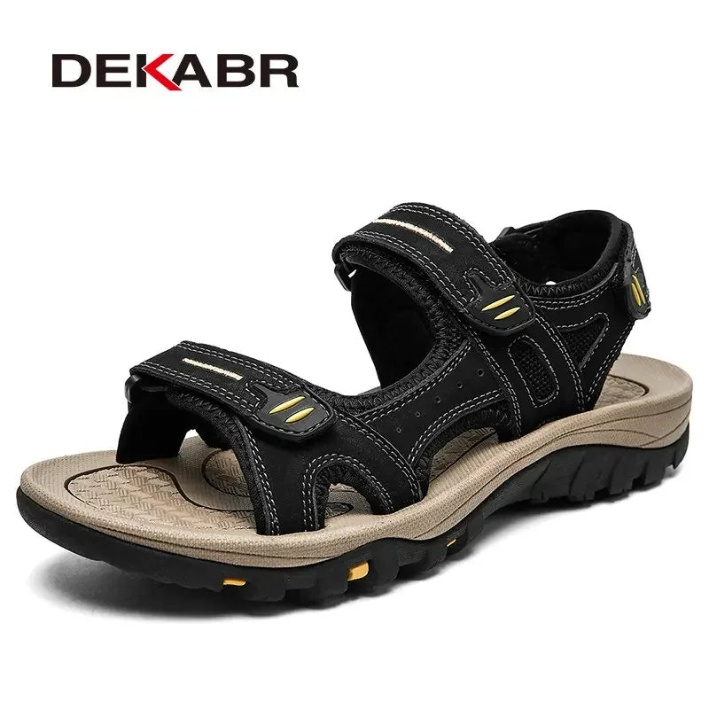 Men Sandals Summer Open Toe Platform Shoes Non-Slip Beach Casual Shoes