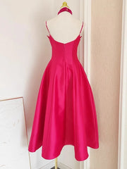 Prom Wedding Backless Chest Pad Wrap Corset A Line Pleated Midi Long Dresses