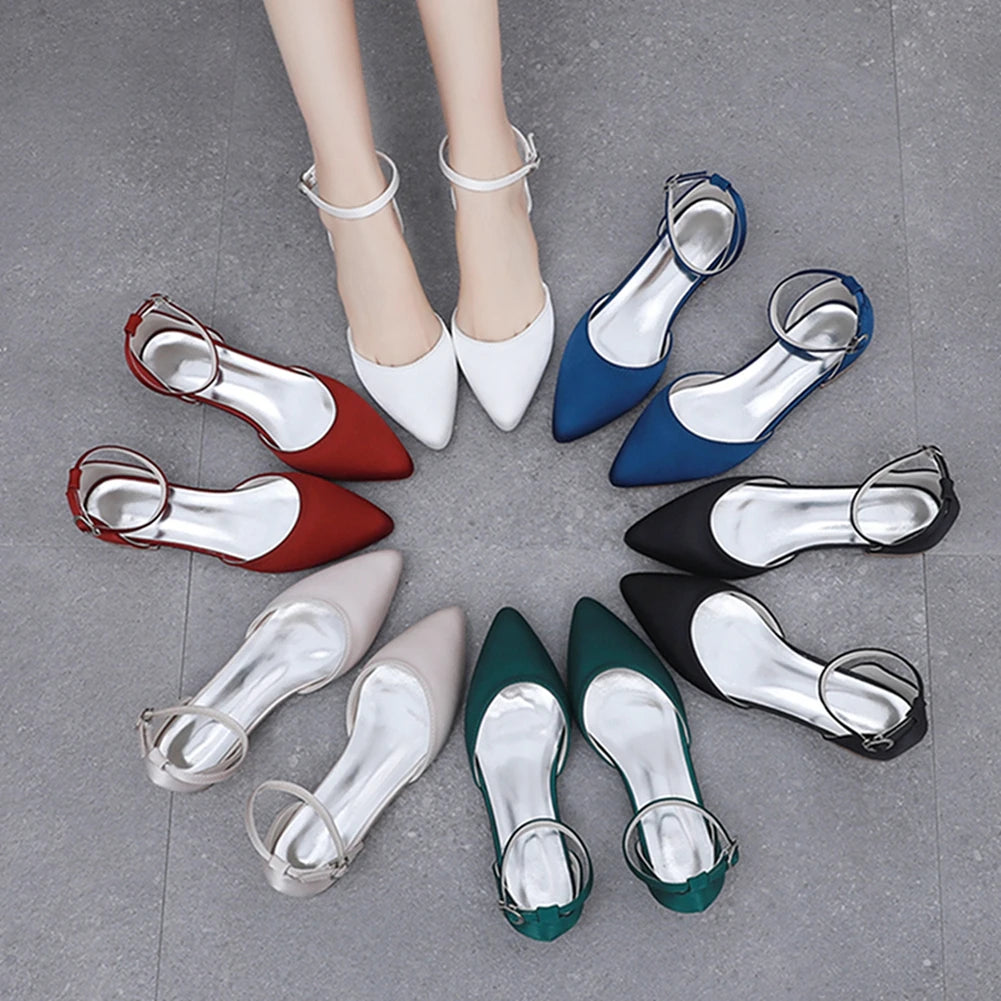 Women Sandals Shoes Female Flats Point Toe Summer Shoes Casual