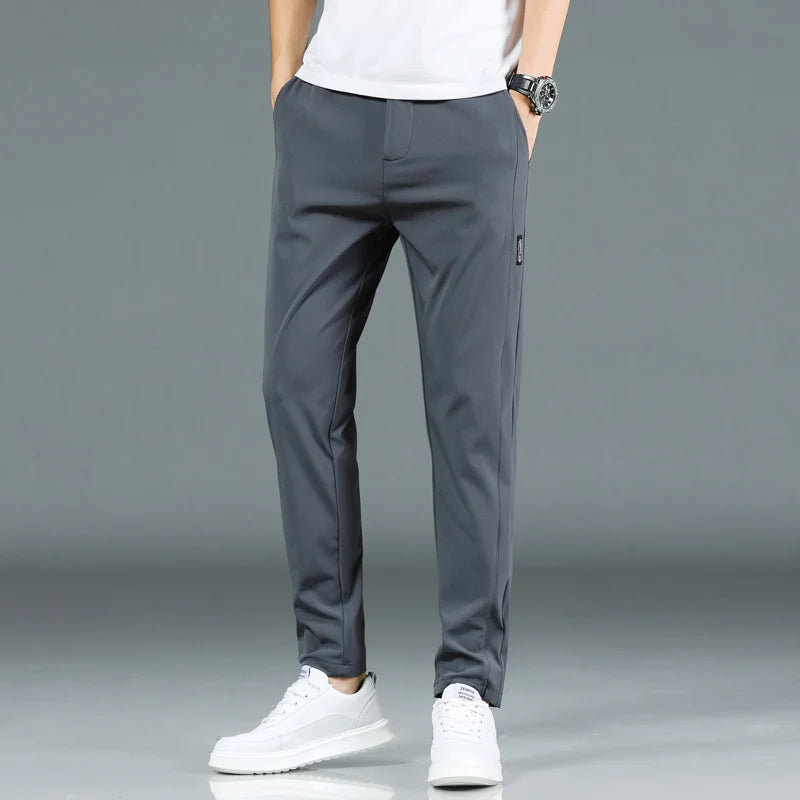 Summer Men's Casual Pants Men Trousers Male Pant Slim Fit