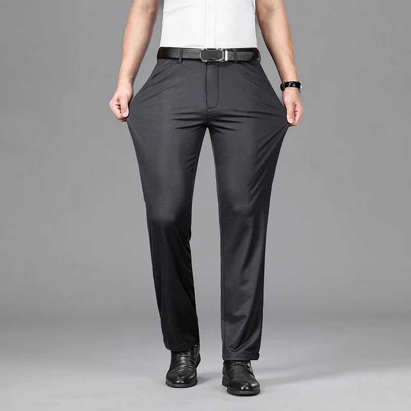 Casual Pants Classic Loose Straight Business Suit Trousers