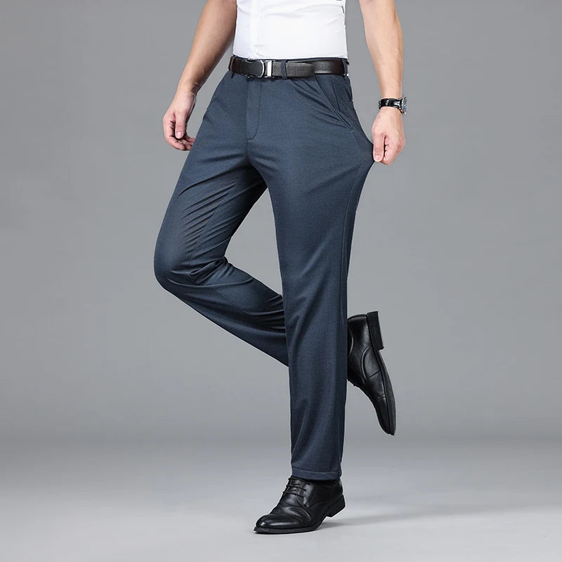 Casual Pants Classic Loose Straight Business Suit Trousers