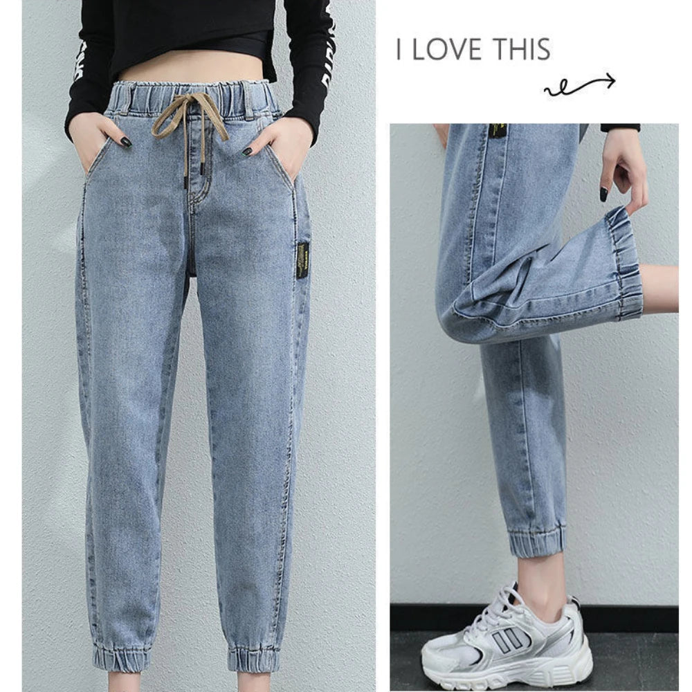 Harem Pants Vintage High Waist Jeans Ankle Length