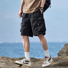 Shorts Pants Men Cargo Work Thin Baggy Streetwear Joggers