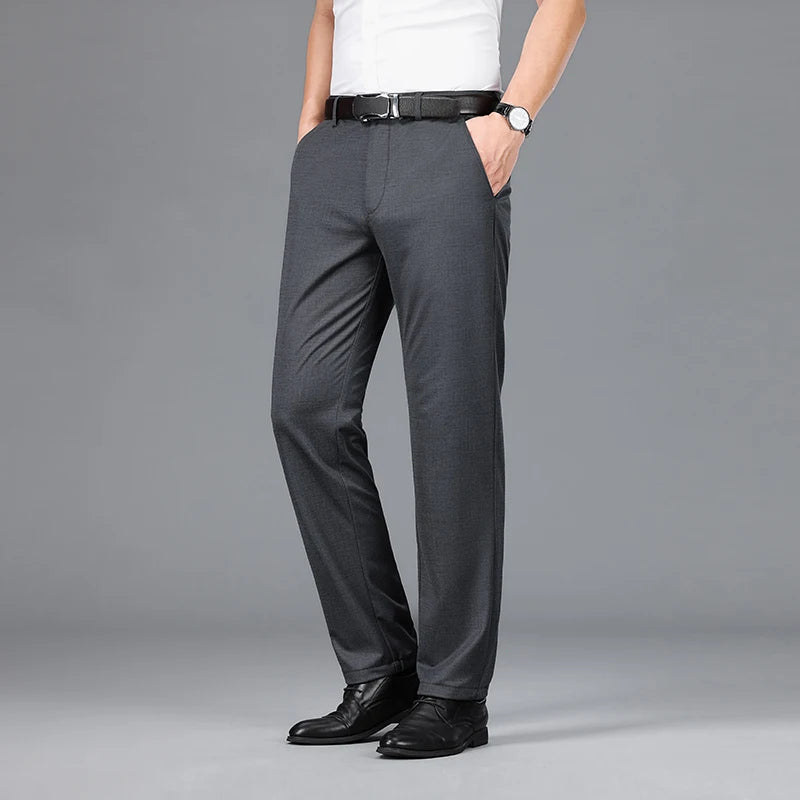 Casual Pants Classic Loose Straight Business Suit Trousers