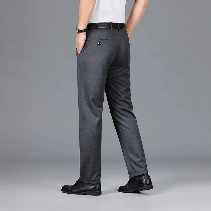 Casual Pants Classic Loose Straight Business Suit Trousers