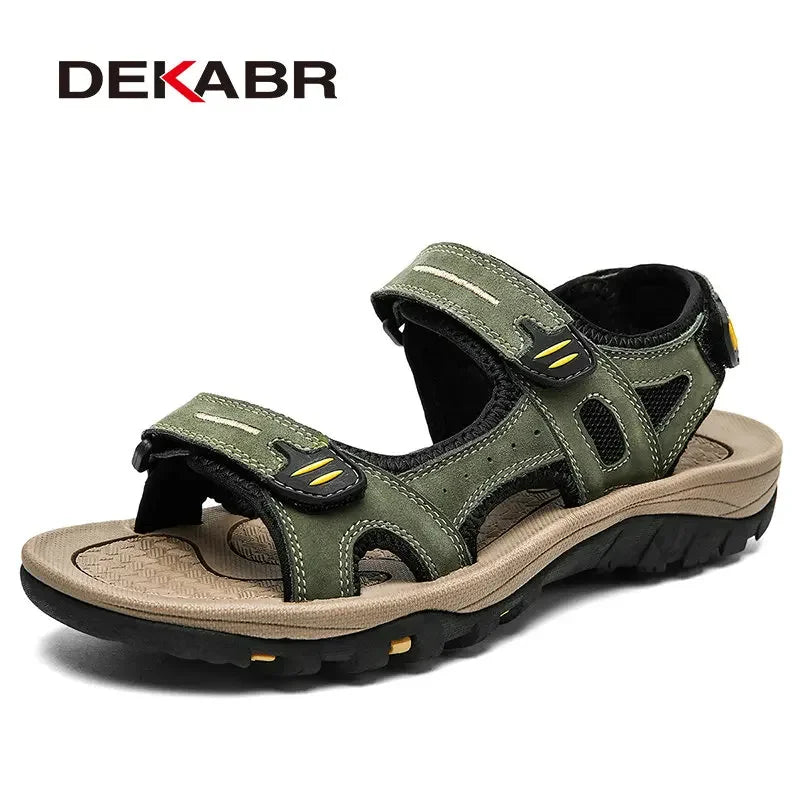Men Sandals Summer Open Toe Platform Shoes Non-Slip Beach Casual Shoes