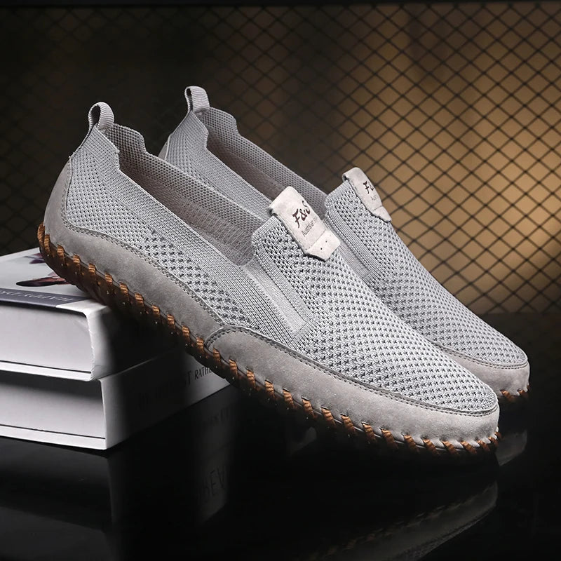 Summer Men's Casual Shoes Outdoor Breathable Mesh Walking Style