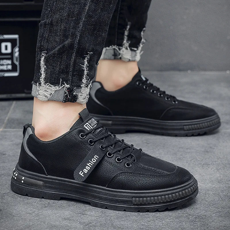 Mens Casual Shoes Thick Sole Non-slip Brand Male Footwear