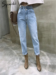 High Waisted Jeans High Waisted Fashion Vintage Casual Chic Jeans
