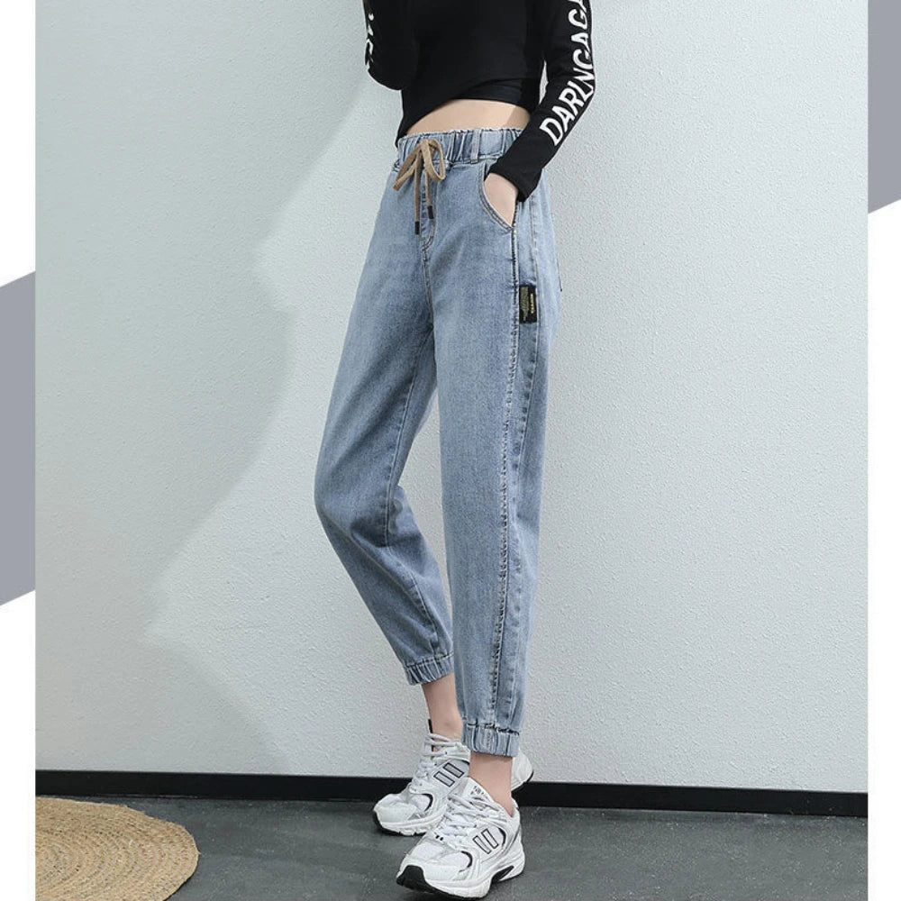 Harem Pants Vintage High Waist Jeans Ankle Length