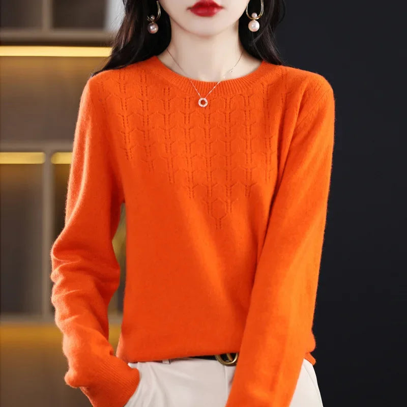 Women Sweaters Long Sleeve Pullovers Warm Pullovers