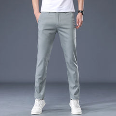 Summer Men's Thin Casual Pants Classic Business Fashion Regular Fit