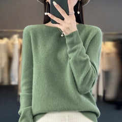 sweater in autumn fashion O-neck autumn warm pullover top