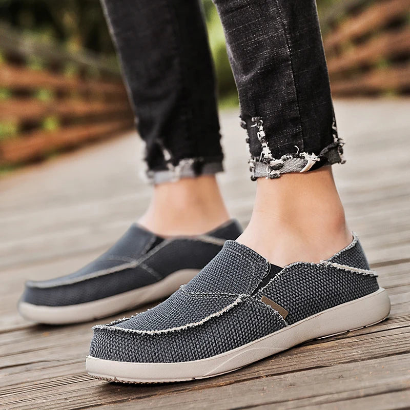 Comfortable Casual Shoes Mens Canvas Shoes Fashion Flat