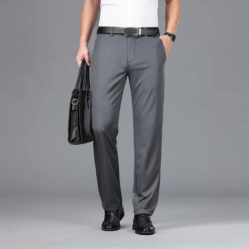 Casual Pants Classic Loose Straight Business Suit Trousers