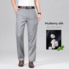 Pants Men's Summer Thin Breathable Business Casual Loose Trousers